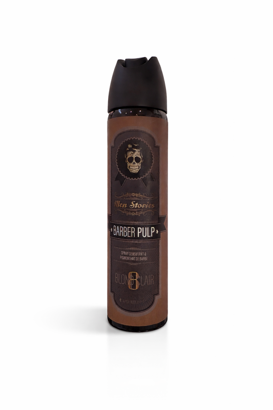 Barber Pulp – Spray densifiant & pigmentant cheveux et barbe 8 (Blond Clair) 75 ml
