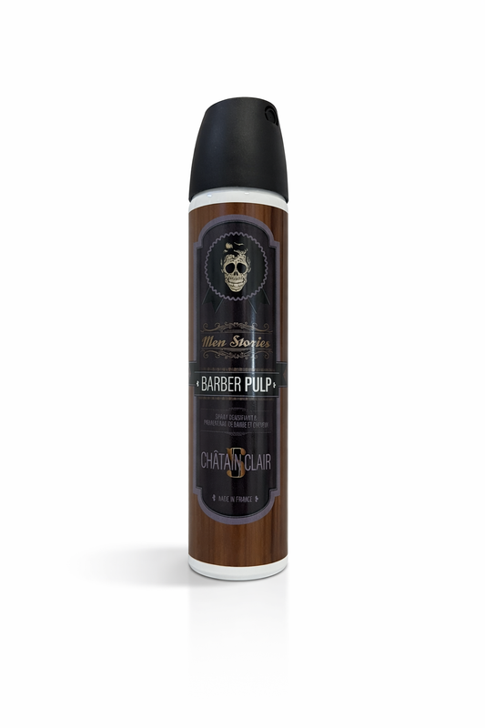 Barber Pulp – Spray densifiant cheveux & barbe 5 (Châtain Clair) 75 Ml